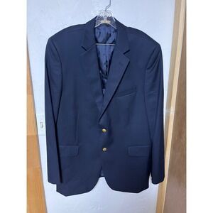 Brooks Brothers 346 Navy Blazer 46 Reg Mens Wool